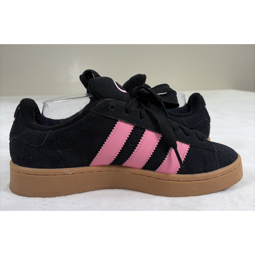 Adidas Campus 00s Womens 8.5 Black Pink Gum Sole Suede Sneakers Casual Charity - Picture 6 of 12